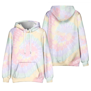ขายส่ง 2024 Tie Dye Streetwear Hoodie Tie Dieล้างขนแกะขั้วโลกใหม่แฟชั่นHoodedเสื้อสวมหัวHoodiesโลโก้ที่กําหนดเอง - Product Image 6