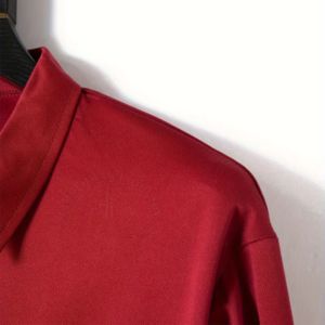 2024 nouveauté haute qualité hommes surdimensionné 100% coton polos solide à manches courtes respirant maillot de Golf teint uni - Product Image 4