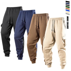 Nuevos pantalones de verano de alta calidad transpirables 100% de algodón orgánico para hombre, pantalones de moda con múltiples bolsillos para hombre, Jogger Cargo - Product Image 1
