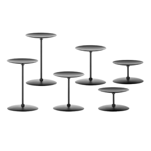 Juego de 3 Portavelas Redondos de Hierro Negro, Decoración para Fiestas y Bodas, Decoración de Mesa, También para Regalos - Product Image 3