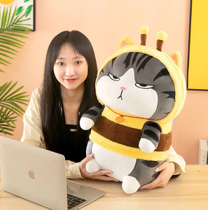 Tamaño 50cm Premium Royal Cat in Bee Cosplay Animales de peluche Juguetes para niños - Product Image 5