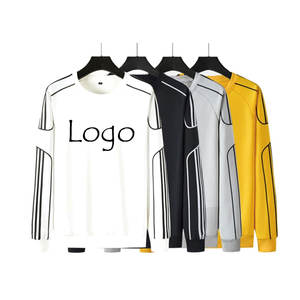 Venta al por mayor de alta calidad de algodón coreano impreso básico de los hombres de algodón mezclado sudadera nuevo diseño sudaderas con capucha y sudaderas para hombres - Product Image 6