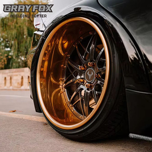 Rines de Aleación Cóncavos Forjados a Medida de 2 Piezas, Cromados, 5x112 5x127 5x139.7, 18 19 -22 Pulgadas, para BMW, Rolls-<span class=keywords><strong>Royce</strong></span>, Porsche GT-R - Product Image 2
