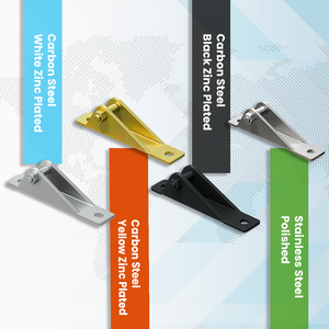 Base de montage du support Type d'oeil pour goupille à ressort à vérin à gaz 8mm .32 pouces Forme en U 2.5mm Épaisseur Supports en zinc Fixation directe en usine - Product Image 2