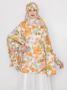 Robes musulmanes Namaz Makhna à imprimé floral de haute qualité à la mode pour la prière en plein air pour les femmes et les filles - Product Image 4