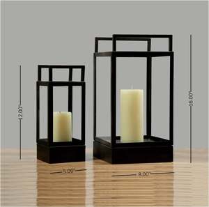 Lanterne haute en fer marron personnalisée en gros, fabriquée en Inde, pour la décoration de la maison, des hôtels, des restaurants, des mariages et des bureaux - Product Image 4