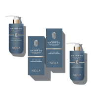Champú Coreano Purificante NOLA Contra la Caída del Cabello 500g para Todo Tipo de Cabello, Cuidado del Cuero Cabelludo, Nutritivo para el Crecimiento del Cabello, Sin Silicona