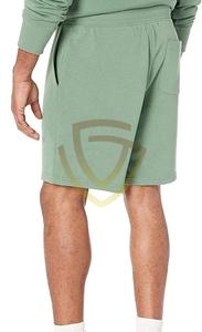 กางเกงขาสั้นผ้าฝ้ายผู้ชายแบบปรับแต่งได้ สำหรับใส่ลำลอง ออกกำลังกาย ฟิตเนส ฝึกซ้อม ระบายอากาศได้ดี ผ้าฟลีซ สำหรับวิ่งจ๊อกกิ้ง - Product Image 5