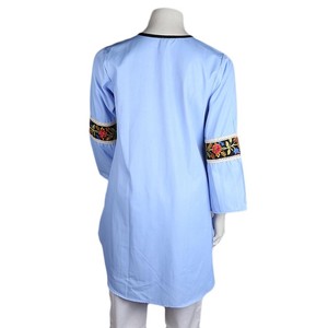 คุรตีปักลายสำหรับผู้หญิง - สีน้ำเงิน - Product Image 3