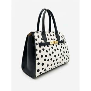 Borsa Strutturata in Vera Pelle Dollaro - Made in Italy - Art. DOT3" - Product Image 2
