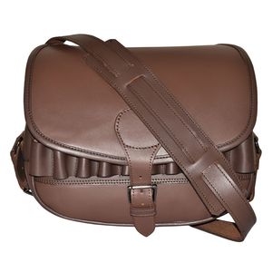 Imra Impex Sac à cartouche de chasse en cuir de vache véritable Sac à coque en cuir léger au design et à la taille personnalisables - Product Image 1