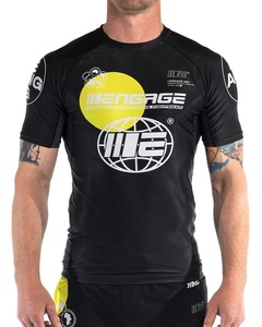 Rashguard MMA BJJ pour homme de bonne qualité, manches longues, 100% coton, tissu extensible quadridirectionnel, couleur/taille personnalisable, logo personnalisé - Product Image 2