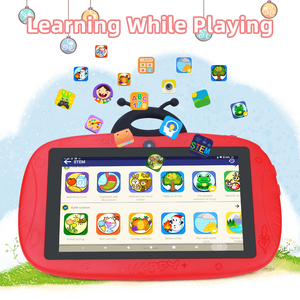 C idea Fabricant Quad Core WIFI Tablette pour enfants 4 + 32 Go TF512Go 7 pouces Tablette pour enfants Android 12 pour l'éducation avec étui CM76-red - Product Image 5