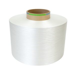 990D High Tenacity <b>100</b>% Flat <b>Polyester</b> <b>Yarn</b> Premium HT Style Bright White Made in Italy for Ropes - Product Image 1