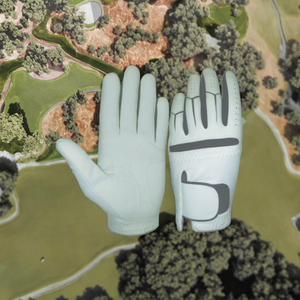 Guante de Golf Personalizado OEM para Hombre, Cuero Cabretta, Impermeable, Secado Rápido, Marcador de Pelota, Spandex Flexible, Antideslizante para Todo Clima - Product Image 4