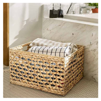 Panier de rangement en rotin durable, tissé à la main, écologique, esthétique, gain de place, multifonction, fabriqué au Vietnam, OEM ODM