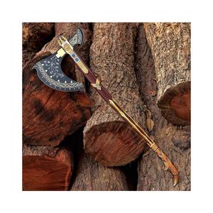 Hache de Kratos prête à être expédiée, issue du jeu God of War, forgée à la main, hache barbue en acier inoxydable, hache de Leviathan - Product Image 1