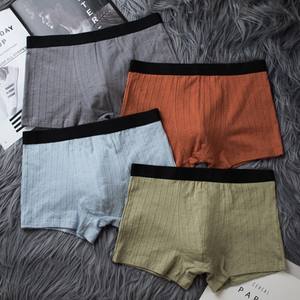 Venta al por mayor Boxers para hombres Ropa interior de algodón puro para hombres Calzoncillos bóxer cortos de gran tamaño para hombres - Product Image 4