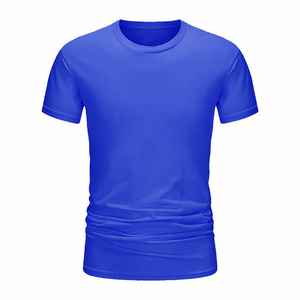 Camiseta de algodón de verano para hombre, Camiseta de cuello redondo informal cómoda de manga corta ajustada a la moda - Product Image 5