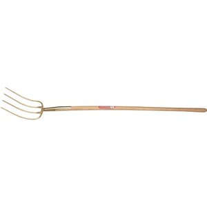 Ernteknig Manure Fork 4 Tines 310 mm Tine Length Forged Northern Germany Handle 1500 g Weight <b>Garden</b> Hand <b>Tool</b> FREUND VICTORIA - Product Image 1