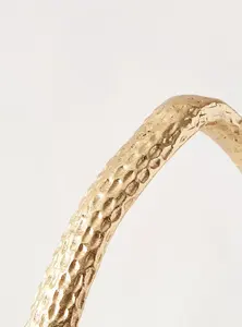 Bureau sur pied de haute qualité de qualité supérieure décoration de bureau et de tables en métal doré personnalisée avec base en marbre - Product Image 2