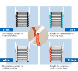 Nhôm điện tự động gấp gác mái Thang | hiện đại tiết kiệm không gian Telescopic Loft cầu thang để cải tạo nhà truy cập trong nhà - Product Image 3