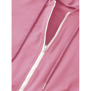 Hooded Cropped <b>Top</b> Women Sexy Short Hoodie Long Sleeve Cotton Pullover Street Fashion Casual Wear Comfort Fit - Product Image 4