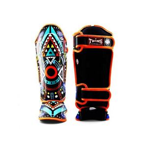 Espinilleras de Piel de Vacuno de Alta Calidad con Estampado Twins, Nuevas Espinilleras de Entrenamiento de Kickboxing, Logotipo Personalizado, Muay Thai, Boxeo - Product Image 4