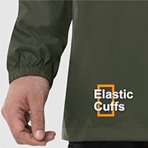 Men's Plus Size Waterproof Windbreaker <b>Jacket</b> Custom Logo Best Quality Water Proof Outdoor Coat with Front Position Logo - Product Image 2