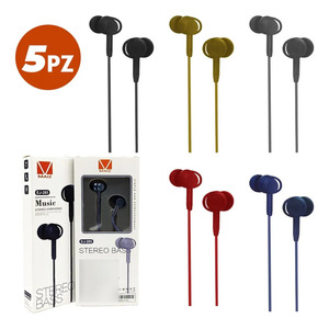 หูฟังแบบมีสายชนิดใส่ในหู แฮนด์ฟรี สำหรับพีซี แจ็ค 3.5 มม. - คละสี - Product Image 6