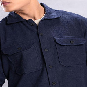 Custom Print Pattern and Logo Men's Casual Long Sleeve <b>Button</b>-up <b>Shirt</b> Anti-Wrinkle and Breathable for Teenagers - Product Image 2