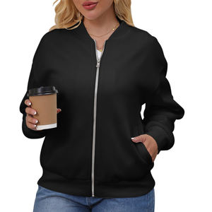 Chaqueta Bomber de Invierno de Alta Calidad, Gruesa, Transpirable y Cómoda para Mujer, Chaqueta Bomber Universitaria Vintage para Mujer - Product Image 5