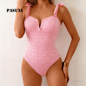 PASUXI Nouveau <span class=keywords><strong>Maillot</strong></span> <span class=keywords><strong>de</strong></span> <span class=keywords><strong>Bain</strong></span> Sculptant Gainant Coupe Haute Une Pièce pour <span class=keywords><strong>Femme</strong></span> – Idéal pour les Bains <span class=keywords><strong>de</strong></span> Source Chaude et les Silhouettes Courbeuses - Product Image 1