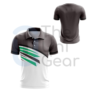 Camisas Casuales para Hombre al por Mayor, para Trabajo al Aire Libre y Negocios, Nuevo Diseño Estampado, Tejido de Poliéster de Punto, Secado Rápido, Manga Corta - Product Image 2
