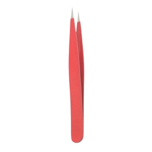 แหนบปลายแหลมสแตนเลสสำหรับต่อขนตา อุปกรณ์ต่อขนตาแบบมืออาชีพ 728 - Product Image 1