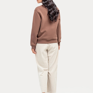 Haut fabricant vêtements de rue femmes sweats à la mode coupe régulière respirant femmes sweats - Product Image 6