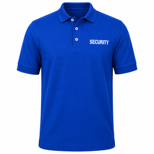Polo de sécurité unisexe de haute qualité à manches courtes, col côtelé, couleur unie, personnalisable, toutes saisons - Product Image 1