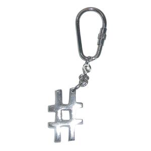 Alphabetic Capital X <b>Keyring</b> Cast Aluminium Light Weight Metal <b>Keyring</b> Silver Finished High Quality Key Chain Best for Gift - Product Image 3
