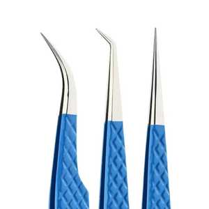 Pinzas duraderas de precisión con diseño de gatito recubierto de papel, colección de etiquetas privadas, pinzas de pestañas de acero inoxidable, extensión de pestañas - Product Image 2