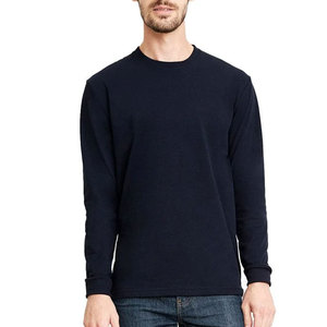 Múltiples colores marrón azul marino sudadera siguiente nivel para hombre francés Terry Raglan cuello redondo suéteres sudaderas - Product Image 1