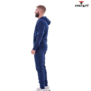 ชุดวอร์มสีพื้นสไตล์ใหม่สำหรับใส่ออกกำลังกายสีล้วนแบบออกแบบได้ตามต้องการ - Product Image 4