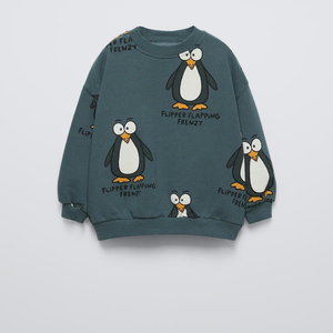 เสื้อสเวตเตอร์ผ้าคอตตอนสำหรับเด็กทารกเด็กผู้ชายเสื้อสวมหัวแบบนุ่มให้ความอบอุ่นเสื้อผ้าเด็กวัยหัดเดิน OEM ชุดลำลองสำหรับใส่ในชีวิตประจำวัน - Product Image 3