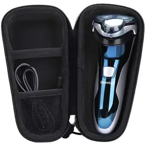Estuche de afeitadora EVA Bolsa protectora con cremallera para SweetLF 3D / Braun Series 5 7 9 Hombres Afeitadoras eléctricas Razor