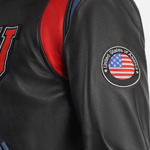 Chaquetas Cortavientos Varsity Personalizables de Primera Calidad para Hombre, Estilo Universitario, Hip Hop, Ropa Urbana y de Fiesta, Tela de Lona - Product Image 3