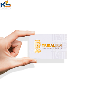 การ์ดอวยพรฟอยล์สีทองแบบสั่งทำพิมพ์ลายแสตมป์ทองแบบออกแบบได้ตามต้องการ - Product Image 2