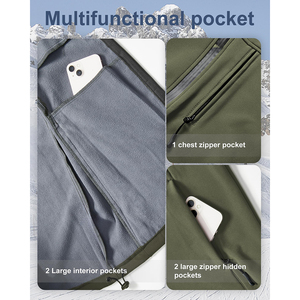 Chaleco Softshell ligero transpirable para hombre, poliéster, impermeable, a prueba de viento, para Golf y correr, chaleco de tela tejida - Product Image 4