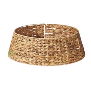 Collier d'arbre détachable en jacinthe d'eau fait à la main en osier naturel jupe d'arbre de Noël pour la décoration de la maison avec quantité minimale de commande bas du Vietnam - Product Image 3