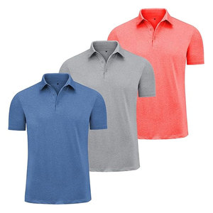 Camiseta de Manga Corta para Hombre, Antiarrugas, de Punto Sólido, 100% Algodón - Product Image 4