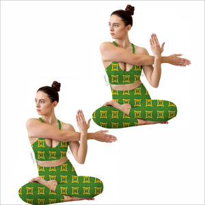 Conjunto Deportivo de 2 Piezas para Mujer: Sujetador Deportivo Ligero, Sólido, Ecológico y Transpirable con Leggings Sin Costuras para Ejercicio, Running y Estilo de Vida Activo - Product Image 4