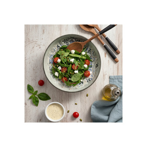 Bol à salade et à apéritif en céramique à motifs Valencia Miriana 17 cm, style méditerranéen, pour les fêtes - Product Image 2